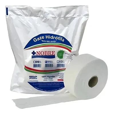 GAZE ROLO TIPO QUEIJO 11 FIOS NÃO ESTÉRIL NOBRE SLIM UN 520G