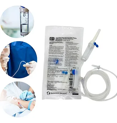 EQUIPO COMPLETO MACROGOTAS LUER SLIP BIOMASS PCT 25 UN