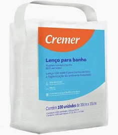 LENCO PARA BANHO CREMER PCT 100 UN