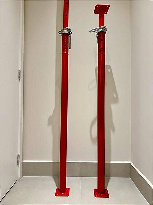 Escora Metálica Ajustável 1,60m a 2,80m Pintura Eletrostática - Top Equipamentos