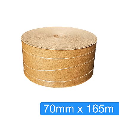 Fita Gomada Com Reforço - 70mm x 165m