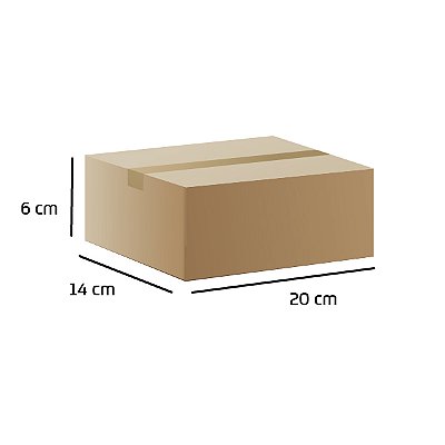 Caixa de Papelão 06 (20x14x6) Lisa
