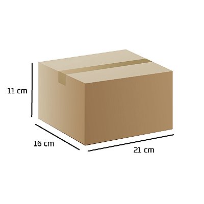 Caixa de Papelão 10 (21x16x11) Lisa