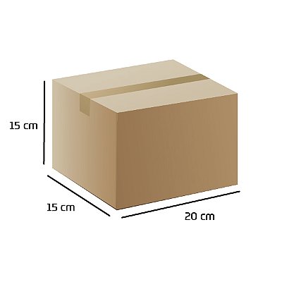 Caixa de Papelão 11 (20x15x15) Lisa