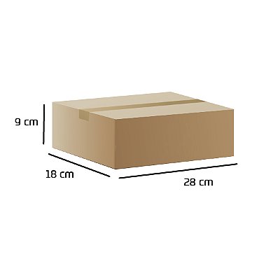 Caixa de Papelão 12 (28x18x9) Lisa