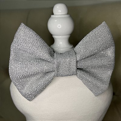 Gravata Para Pets Coleção Luxo Prata