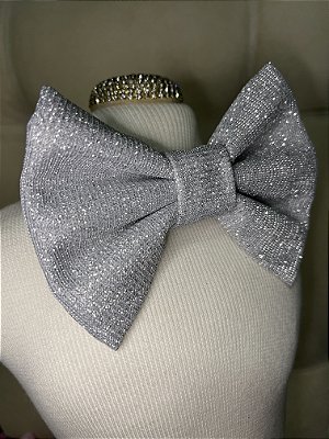 Gravata Para Pets Coleção Luxo Prata