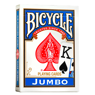 BARALHO BICYCLE JUMBO INDEX AZUL