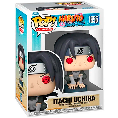 BONECO FUNKO POP! NARUTO SHIPPUDEN - ITACHI UCHIHA COM DOUBLE MANGEKYO SHARINGAN