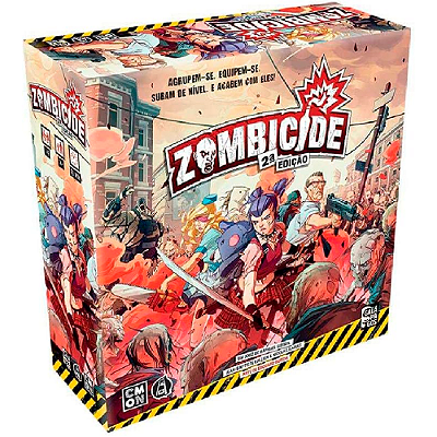 Galápagos, Zombicide (2ª Edição), Jogo de Tabuleiro Cooperativo, 1-6 jogadores, 30-60min