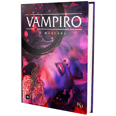 Vampiro: A Máscara, um Jogo RPG para Gamers, 2 a 10 jogadores, 120 minutos por partida.