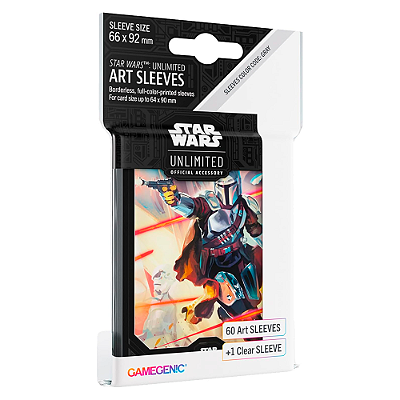 Gamegenic: Star Wars Unlimited Art Sleeves - Mandalorian