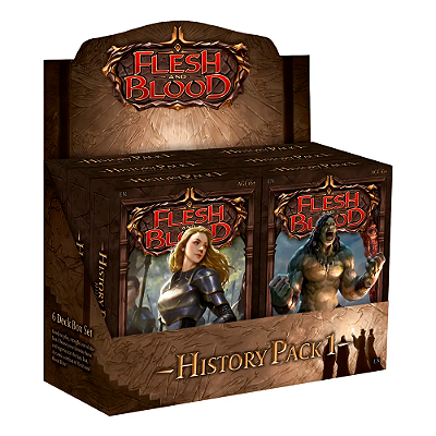 FLESH AND BLOOD HISTORY PACK BLITZ DECKS DISPLAY 6 BARALHOS