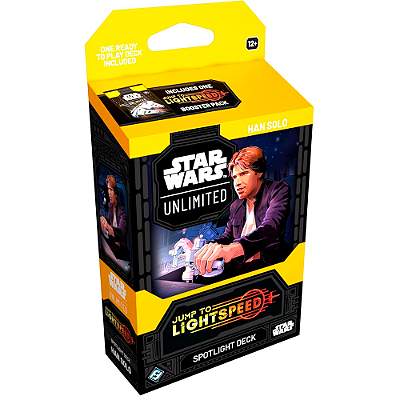 Star Wars: Unlimited - Jump to Lightspeed - Spotlight Deck Unidade - Han Solo - Ingles