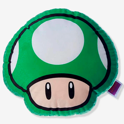 ALMOFADA FORMATO FIBRA UP MUSHROOM VERDE