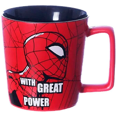 CANECA BUCK 400ML SPIDER MAN GREAT POWER
