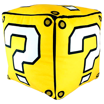 ALMOFADA FORMATO FIBRA CUBO MARIO CUBO