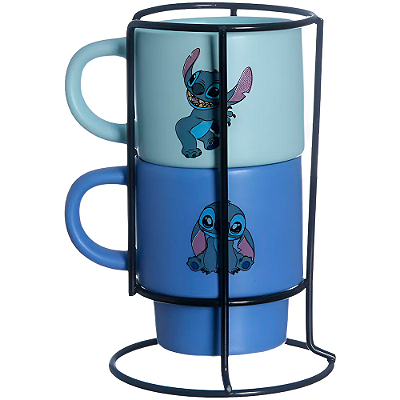 KIT CANECAS EMPILHAVEIS STITCH