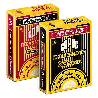 Baralho Texas Hold'em GG Poker + Cupom de US$10 para GGPoker