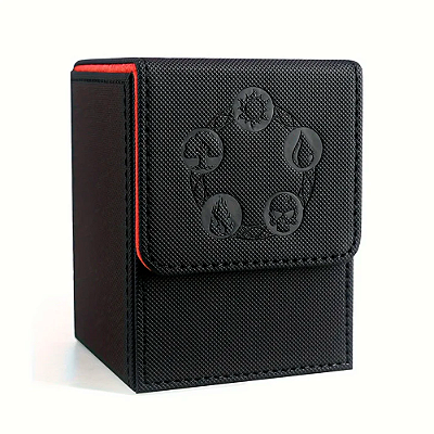 DECKBOX ESPECIAL MTG PRETO E VERMELHO