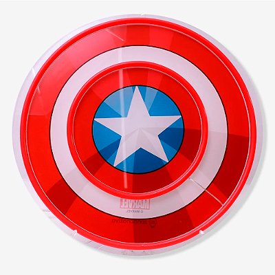 LUMINARIA FORMATO NEON CAPITAO AMERICA