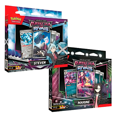 BARALHO DE BATALHA POKÉMON STEVEN E MARINE
