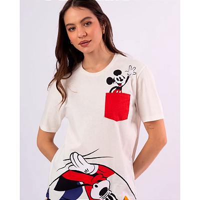 CAMISETA DISNEY PITICAS MICKEY E PATETA OFICIAL