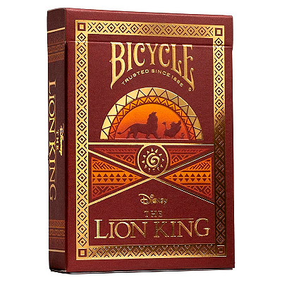 Baralho Bicycle Rei Leão Disney Original Premium USPCC Poker Size