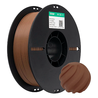 Filamento Impressora 3d Pla Esun Cor Marrom 1,75mm 1kg