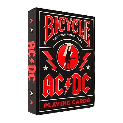 BARALHO BICYCLE AC DC BANDA ORIGINAL IMPORTADO