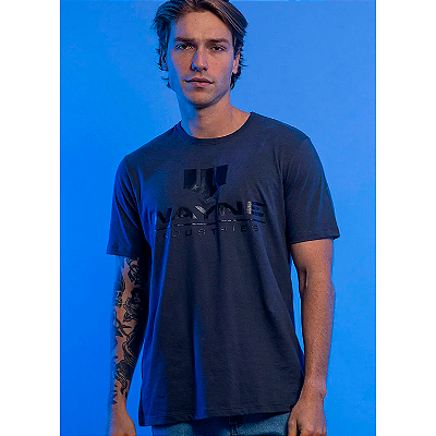 CAMISETA PITICAS PLUS BATMAN WAYNE  COR CHUMBO