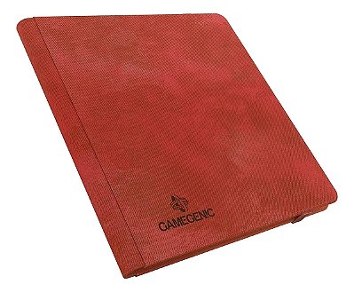 PASTA PARA CARTAS COLECIONAVEIS GAMEGENIC 24 BOLSOS 480 CARTAS VERMELHO
