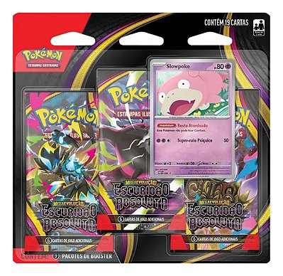 POKEMON TCG ESCURIDAO ABSOLUTA BLISTER TRIPLO