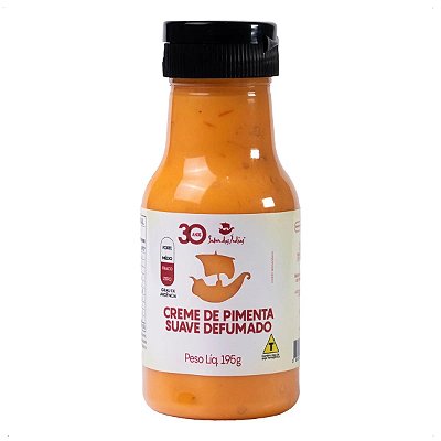 MOLHO CREMOSO DE PIMENTA SUAVE DEFUMADO 195G SABOR DAS INDIAS
