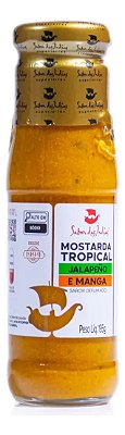 MOSTARDA GOURMET  MANGA E JALAPENO DEFUMADA SABOR DAS INDIAS