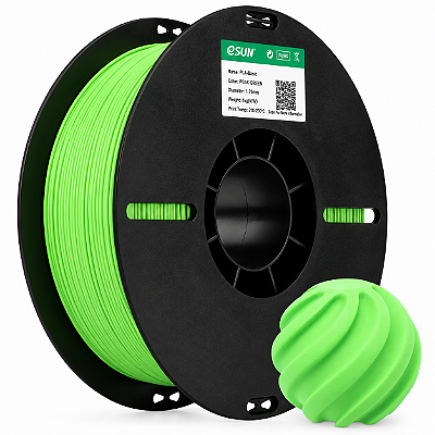 Filamento Impressora 3d Pla Esun Cor Verde Grama 1,75mm 1kg