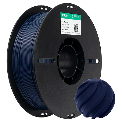 Filamento Impressora 3d Pla Esun Cor Azul Escuro 1,75mm 1kg