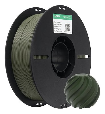 Filamento Impressora 3d Pla Esun Cor Verde Oliva 1,75mm 1kg
