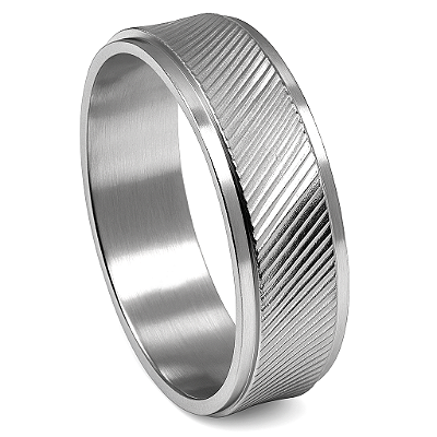 Aliança de Namoro Prata 950 Feminina 5,0mm Unidade | ALI122