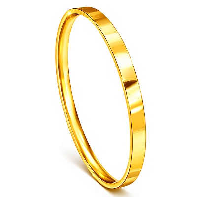 Par de Alianças Ouro 12k Quadrada 1,6mm | ALI5-230OA