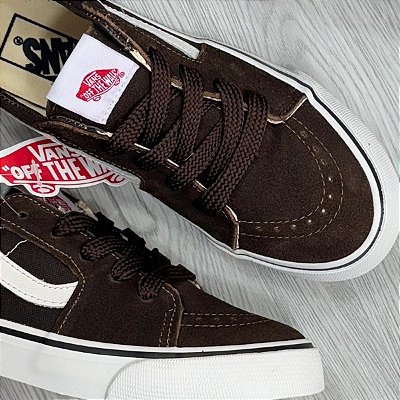 Vans Sk8 Low Premium em Couro - Estilo e Conforto Unissex