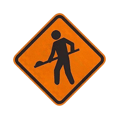 Placa A-24 Obras