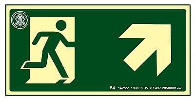 Placa S4 - "Acima à Direita"