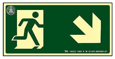 Placa S6 - "Desce à Direita"