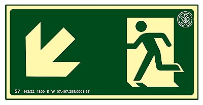 Placa S7 - "Desce à Esquerda"