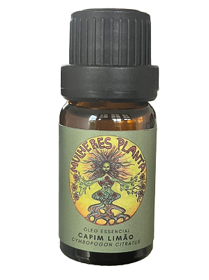 Óleo Essencial de Capim Limão (Cymbopogon citratus) 10 ml