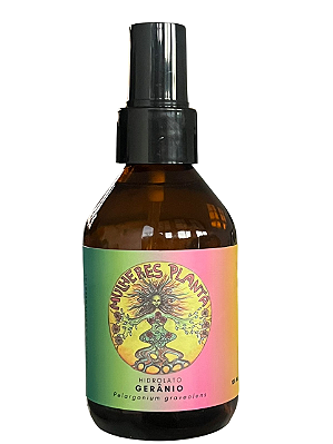 Hidrolato de Gerânio (Pelargonium graveolens) 120 ml
