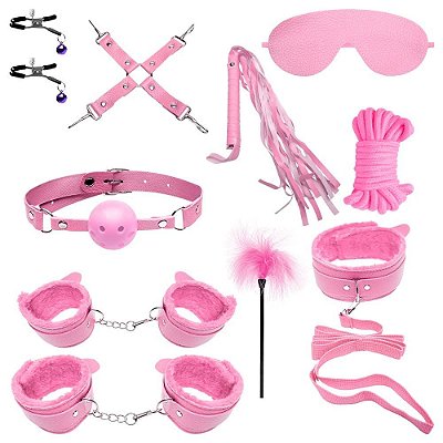 KIT SADO LUXUOSO ROSA