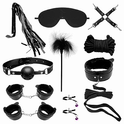 KIT SADO LUXUOSO PRETO