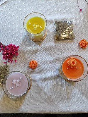 Kit velas aromáticas Sensações